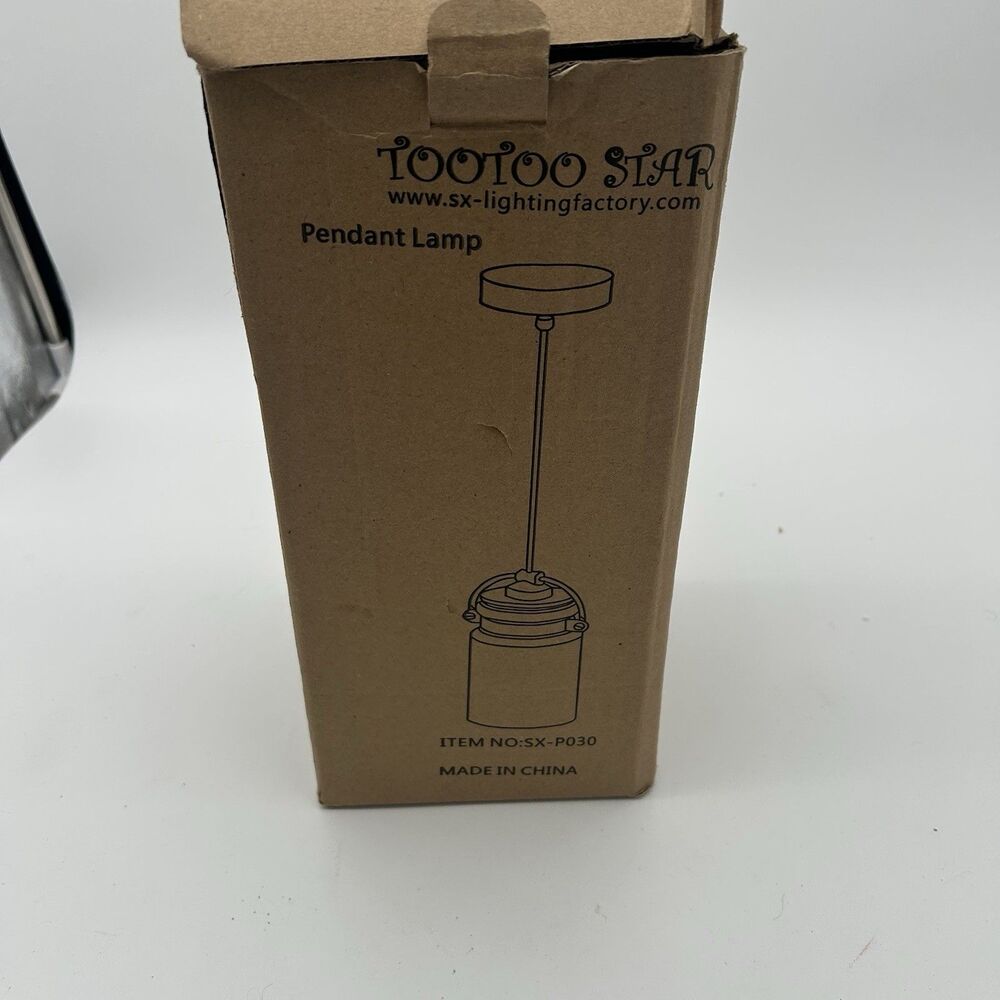 Tootoo Star Modern Silver Industrial Pendant Ceiling Hanging Light SX-P030 New
